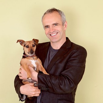 TV vet and MADRA patron Pete Wedderburn launching MADRA's 24 hour dog adoption event.