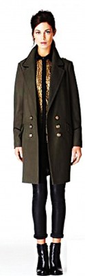 Military coat available at Oasis.