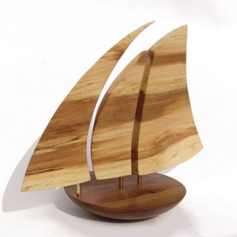 The Mayors Award hand crafted by Loughrea craft producer Marcin Calka of Reborn Art Studios.
