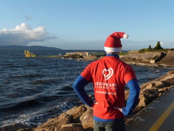 Former Moldovan football prodigy Masal Bugduv checking out the route ahead of the Big Heart Santa Run this Saturday December 1 in Salthill. Sign up at www.runireland.com