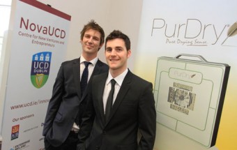 Pictured (l-r) at NovaUCD are PurOrigin’s promoters Finbarr Maguire and David Ronan who have both just completed master’s of engineering degrees in energy systems at the UCD School of Mechanical and Materials Engineering.