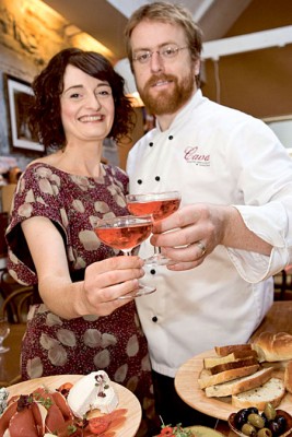 JP McMahon and Drigin Gaffney, owners of Cava and EAT Galway, celebrate the planned reopening of Cava next month.