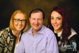 Pictured are the team at The Lane Studio; Ann and Gerry O&rsquo;Gorman and Vanessa Patterson.