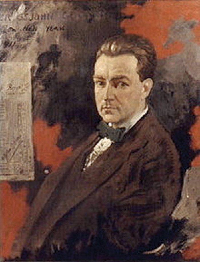 Oliver St John Gogarty: despite his youthful exploits,  was loyal to the women in his life (painting by William Orpen 1911).