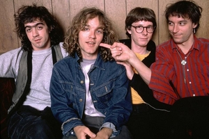 R.E.M pictured in 1984.