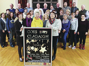  Cois Cladaigh Choir with Hazel Hendy of Galway Simon Community.
