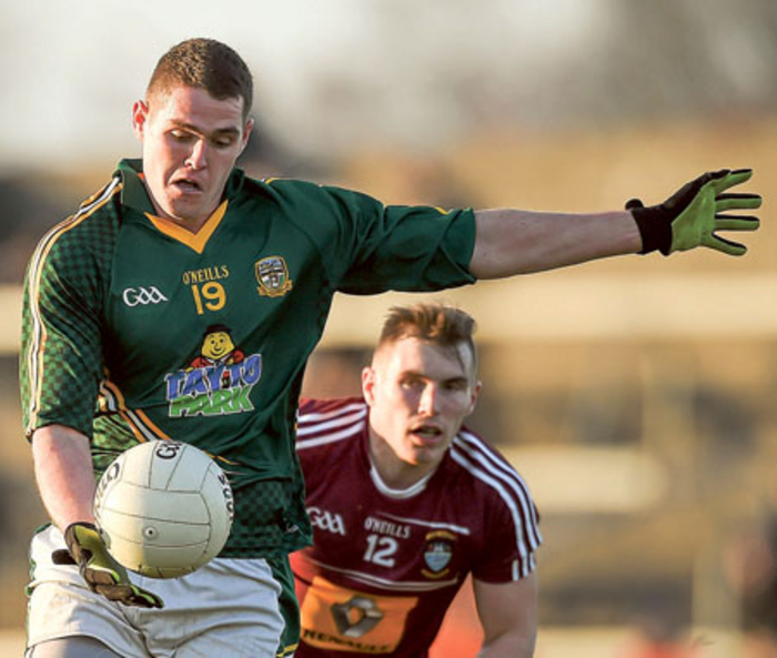 Bryan Menton, Meath, in action. Photo: Sportsfile
