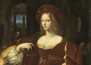 Raphael and Giulio Romano&rsquo;s Portrait of Do&ntilde;a Isabel de Requesens y Enriquez de Cardona-Anglesola, previously thought to be of the Duchess Giovanna d&rsquo;Aragona, on whose life The Duchess of Malfi is loosely based.