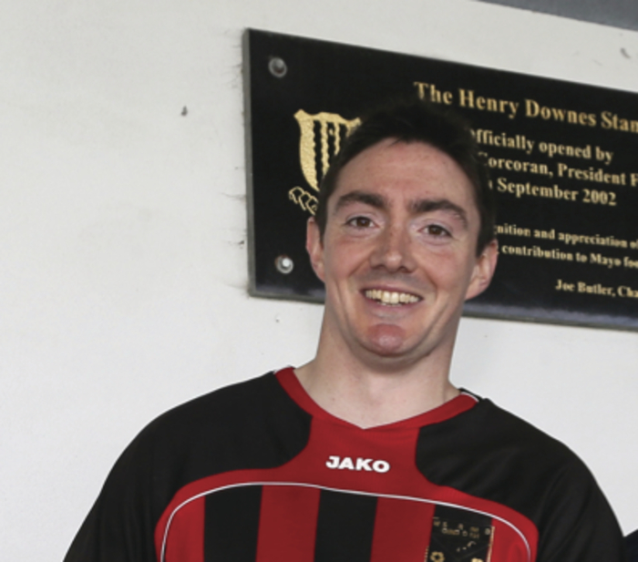 Captains Day: Westport United's Joe Lawless will be hoping to lead his team to victory on Sunday. Photo: Michael Donnelly 
