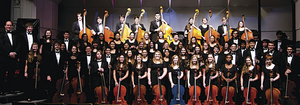 The Glenbard West High School Orchestra.