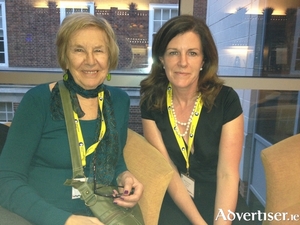 Mary Grennan, director, IH Galway, with Brita Haycraft, founder of IH, at the annual IH Academic Conference, Greenwich, London.