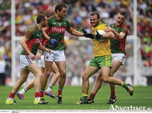 Shutting them down: Mayo were very solid in defence last week. Photo: Sportsfile 