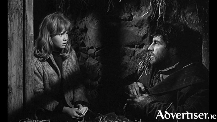 Hayley Mills and Alan Bates in the 1961 film version of Whistle Down The Wind.