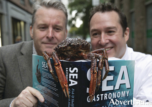 Michelin Star chef Ross Lewis with Michael O&#039;Meara at the launch of the book in October. Photo: Shane O&#039;Neill Photography.
