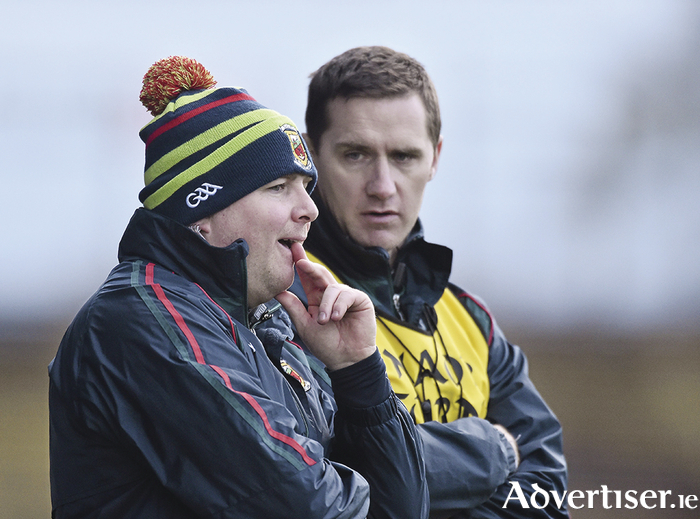 Planning ahead: Stephen Rochford and his selector Tony McEntee will be able to judge how well their plans are going on Sunday. 
Photo: Sportsfile 