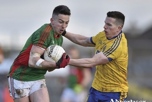 Attacking force: Evan Regan was in scoring form for Mayo on Sunday. Photo: Sportsfile