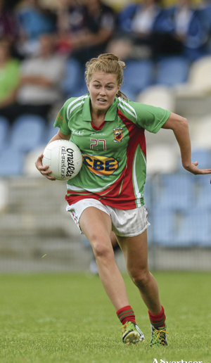 Lucky number seven: Sarah Rowe hit seven points for Mayo last weekend. Photo: Sportsfile 