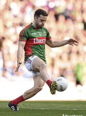 Out of action: Chris Barrett hasn&#039;t been able to get back to fitness in time for Mayo&#039;s meeting with Galway. Photo: Sportsfile. 