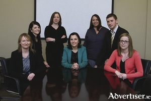 Winters Property letting team: Fiona Joyce, Laura Potter, Fiona Curley, Deirdre Greaney, Jane Fletcher Cahill, Conor Tannian, and Anna Byrne.
 Photo:-Mike Shaughnessy