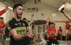 Hands on the trophy: Can anyone stop Castlebar Mitchels retaining the Mayo senior football championship? Photo: Sportsfile