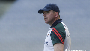 Looking for the win: Mayo manager JP Coen will be looking for his side to put in a much better performance this weekend. Photo: Sportsfile.