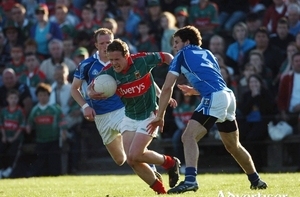 Way back then: Andy Moran in action for Mayo against Cavan in Mayo&#039;s last competitive meeting with Cavan in 2007. Photo: Sportsfile.
