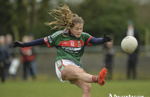 Looking for a win: Sarah Rowe and her Mayo teammates could do with a win on Sunday. Photo: Sportsfile