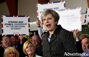 Theresa May - her relentless message of &#039;strong and stable leadership&#039; seems to be working
