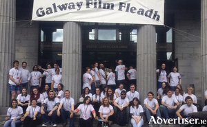 Galway Film Fleadh volunteers at the 2016 festival.