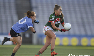 Sarah Rowe will be hoping to play a key part for the Mayo Ladies on Saturday. Photo: Sportsfile 