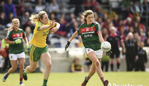 Leading light: Grace Kelly was in top class form for Mayo last Saturday against Donegal. Photo: Sportsfile.  