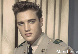 Elvis in the US army in 1958.