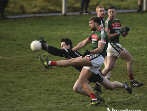 Back in the swing of things: Aidan O&#039;Shea was back in Mayo colours on Sunday against Sligo. Photo: Sportsfile 