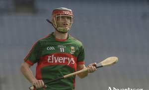 Small ball: Keith Higgins has been in fine scoring form for Mayo in the National Hurling League. Photo: Sportsfile