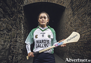 Orlaith McGrath leads Sarsfields into a second All-Ireland Senior Camogie Club Championship final against champions Slaughtneil. Photo&rdquo; &copy;INPHO/Ryan Byrne