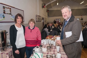 Maura Gallagher and Maeve Henry, Kilmovee Community Centre and Gerry O&#039;Neill, (CEO, South West Mayo Development Company) at a Pobal regional seminar in Kilmovee Community Centre, Kilmovee. Photo: Keith Heneghan
