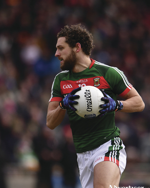 On the road to recovery: Tom Parsons is ready for the long road back to representing Mayo again. Photo: Sportsfile. 