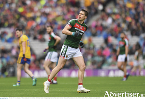Keegan on the cards? Mayo will be hoping that Lee Keegan will be back in harness for this weekend. Photo: Sportsfile. 