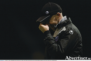 Departing Galway United manager Shane Keegan gave it his all, but failed to get the necessary results. 