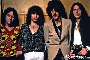 Thin Lizzy, with Brian Downey (first on the left).
