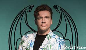 Rhys Darby - ready to take flight in Galway with Mystic Time Bird.