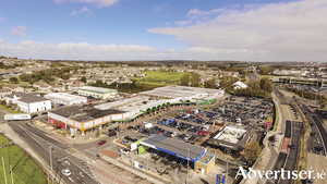 Aerial view of Westside Shopping Centre.