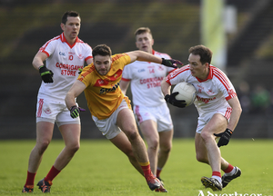 On the run: Alan Dillon and Ballintubber are back in the county final. Photo: Sportsfile 