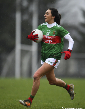 Kelly&#039;s Eye: Niamh Kelly and her Mayo team-mates were beaten by Donegal on Sunday in the league. Photo: Sportsfile 