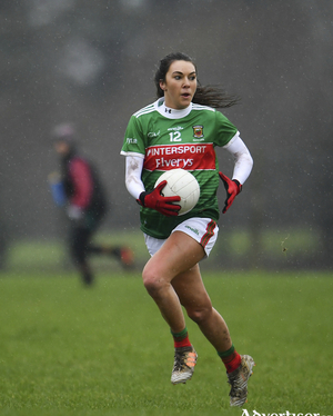 On the run: Mayo&#039;s Niamh Kelly in action in Mayo&#039;s opening league encounter against Tipperary last month. Photo: Sportsfile. 