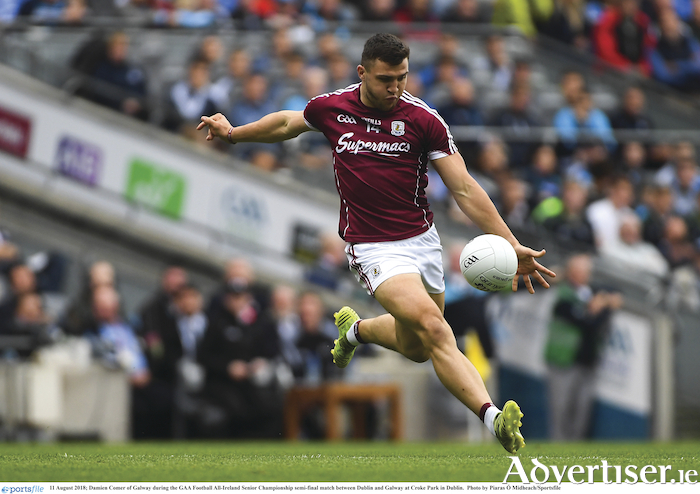 A timely return to action for Galway captain Damien Comer. 