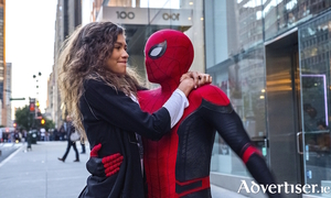 Zendaya and Tom Holland in the latest Spider-Man movie.