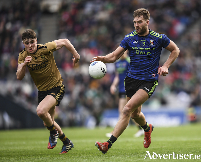 On the march: Aidan O'Shea will be looking to be a key part in a Mayo championship victory over Kerry on Sunday. Photo: Sportsfile
