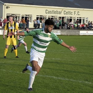 Player of the month: Castlebar Celtic&#039;s Jordan Loftus was named as the Super League Player of the Month for July. Photo: Castlebar Celtic/Mike Staunton. 