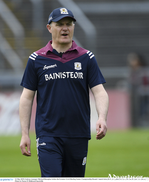 Galway senior hurling manager Micheal Donoghue announces he will not continue next season.